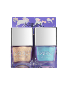 Nails Inc. Sparkle Like A Unicorn Nail Polish Duo Set (2 x 14ml)