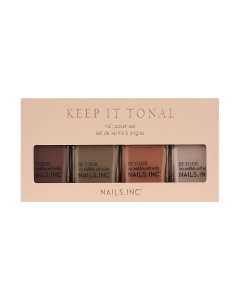 Nails Inc. Keep It Tonal Nail Polish Quad Set (4 x 14ml)