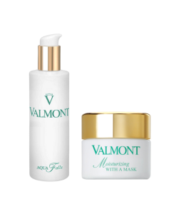Valmont - Moisturising with a Mask (50ml) +Valmont - Aqua Falls Makeup Removal Water (150ml)