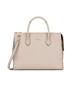 Furla Pin Tote S Satchel in Vaniglia