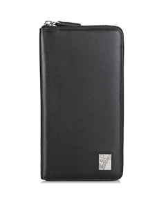 Versace Men Wallet Vitello Saffiano in Black
