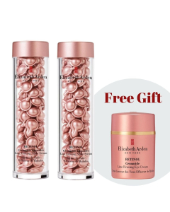 Elizabeth Arden - Retinol Ceramide Serum Capsules Duo (2 x 90 Capsules) & FREE GIFT Retinol Ceramide Eye Cream (15ml)