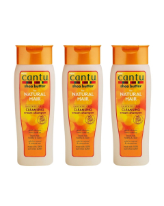 Cantu - Shea Butter Sulfate-Free Cleansing Cream Shampoo 3 Pack (3x 400ml)