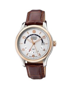 Wenger Swiss Military Men's Watche StainlessSteel Leather Water Resistant
