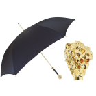 PASOTTI Gold Lion Black Umbrella