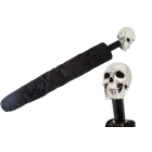 Pasotti Men Skulls Print Silver Skull Umbrella 