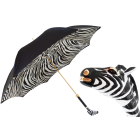 Pasotti Women Enameled Zebra Umbrella