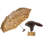 Pasotti - Luxury Animalier Folding Umbrella with Rabbit Handle