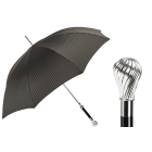 Pasotti - Classic Umbrella with Silver Knob Handle