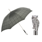 Pasotti - Luxury Silver Owl Umbrella
