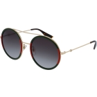 Gucci - GG0061S 003 Ladies Sunglasses. Black Green Red 56mm