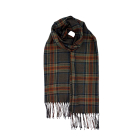 House of Edgar - Lambswool Scarf Sable Royal Stewart