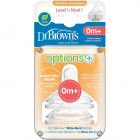 Dr Brown's - Options+ Level 1 Teats 0m+ (2 Pack)