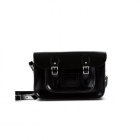 Gweniss Charlotte Satchel - Black Patent - 13"