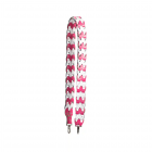 Gweniss Isla Shoulder Strap - White/Bright Pink