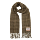 Heritage Traditions-  Prince of Wales Check Wool Scarf - Green