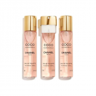 Chanel - Coco Mademoiselle Giftset 3x Edt Spray Refill - Twist and Spray - Purse Spray (20ml)