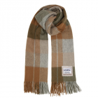Heritage Traditions - 100% Wool Woodland Check Tartan Scarf 