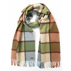 Hortons England 100% Lambswool 'Hexham' Scarf - Patch Check