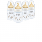 NUK - First Choice + Temperature Control 150ml Bottles with Latex Teats 4 Pack