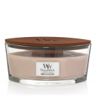 WoodWick - Vanilla and Sea Salt Hearthwick Ellipse Candle