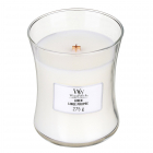 WoodWick - Linen Medium Hourglass Jar Candle
