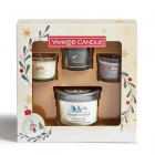 Yankee Candle - 3 Scented Filled Votive Candles & 1 Signature Small Tumbler | Snow Globe Wonderland Collection