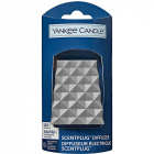Yankee Candle - Scent Plug Diffuser Base Unit Faceted Pattern Grey