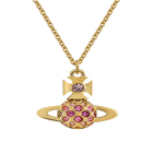 Vivienne Westwood - Willa Bas Relief Pendant Gold/ Light Rose
