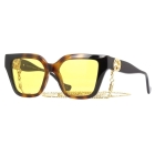 Gucci -GG1023S-004 Women's Sunglasses Havana/Black/Yellow