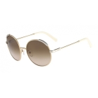 Chloé CE117S 745 Sunglasses Light Gold/Ivory For Women