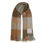 Heritage Traditions - 100% Wool Woodland Check Tartan Scarf 