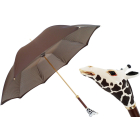 Pasotti Women Luxe Giraffe Umbrella, Double Cloth 