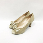 Made in Italia Women Beige Mid Heel Size 36