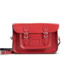 Gweniss Charlotte Satchel - Scarlet Red - 13"