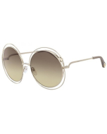 Chloé CE114SD Carlina Gold Transparent/Gradient Brown Sunglasses For Women