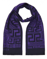 Versace Collection 100% Wool Scarf – Purple