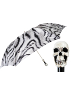 Pasotti Animalier Skull Folding Umbrella