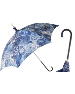 Pasotti Manual Opening Blue Print Parasol Rainproof