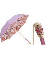 Pasotti - Luxury Light Purple Flowers Umbrella