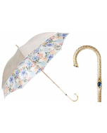 Pasotti - Luxury Ivory Umbrella Flowered