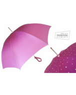 Pasotti Manual opening Double cloth Swarovski umbrella