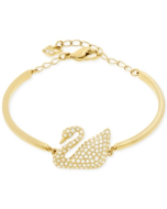 Swarovski Swan Bangle - Gold