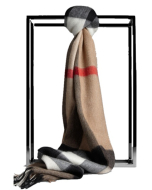Burberry Check Cashmere Scarf