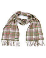 Glencroft - 100% Cashmere Green Plaid Stole