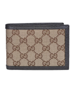 Gucci - Original GG Monogram Canvas Leather Wallet Brown/Beige