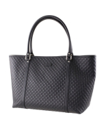 Gucci - Guccissima Leather Shopper Bag Black