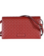 Gucci - Guccissima Crossbody Bag -Red