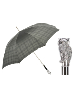 Pasotti - Luxury Silver Owl Umbrella