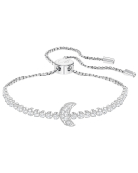 Swarovski Subtle Moon Bracelet - Silver